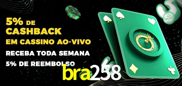 Promoções do cassino ao Vivo bra258